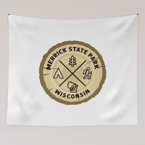 Item preview, Merrick State Park Wisconsin Log Slice designed and sold by VanyaKar.