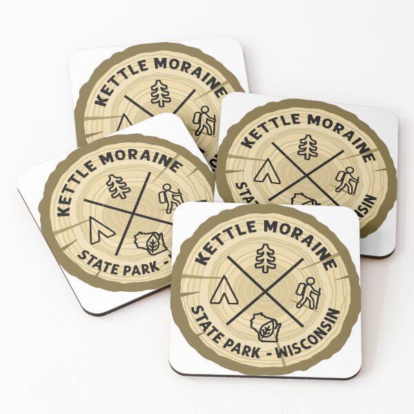 Item preview, Kettle Moraine State Park Wisconsin Log Slice designed and sold by VanyaKar.