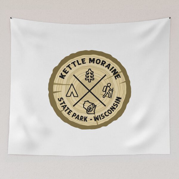 Item preview, Kettle Moraine State Park Wisconsin Log Slice designed and sold by VanyaKar.