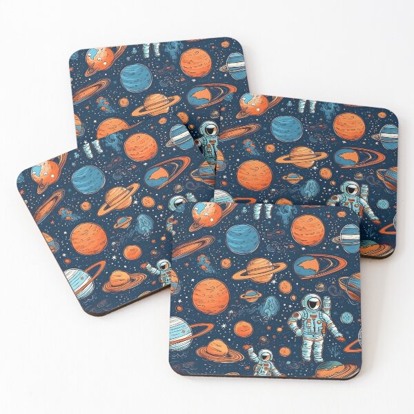 Item preview, Astronauts in the Galaxy Pattern designed and sold by victorsuarez.