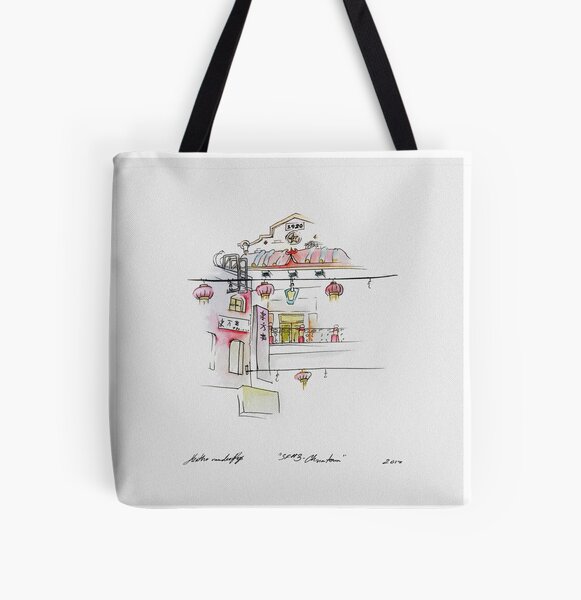 San Fransisco | China Town All Over Print Tote Bag