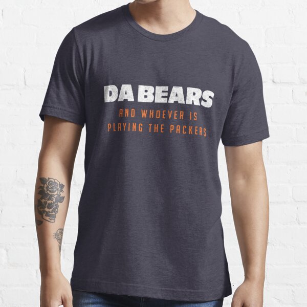 Men's chicago bears nike navy essential local phrase shirt