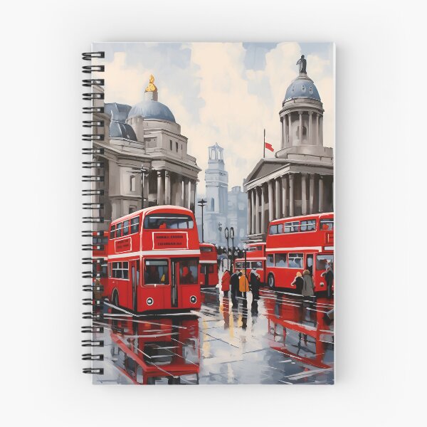 Item preview, London double decker buses designed and sold by boldbrushstroke.