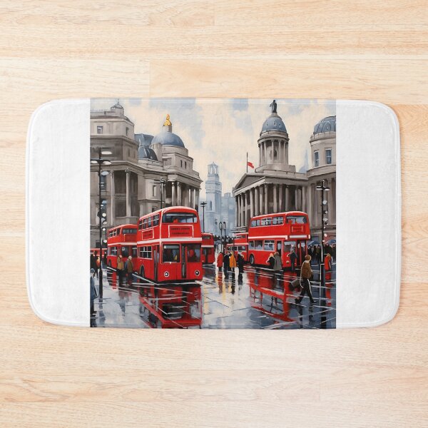 Item preview, London double decker buses designed and sold by boldbrushstroke.