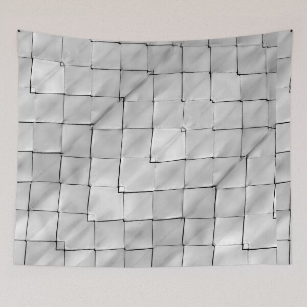 Item preview, Silver Geometric Pattern designed and sold by DFLC Prints.