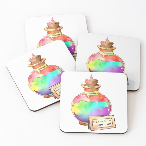 Item preview, Witch Magical Potions Collection - Rainbow Potion / Rainbow Elixir designed and sold by TheWitchsStore.