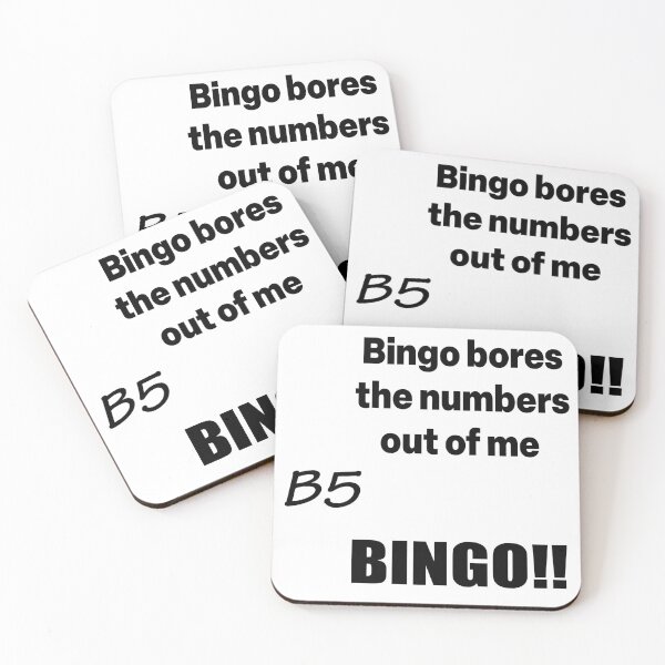Item preview, Bingo bores the numbers out of me BINGO  designed and sold by RemieJames.