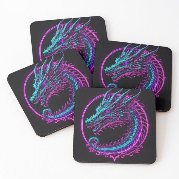 Item preview, neon dragon designed and sold by Maoir.