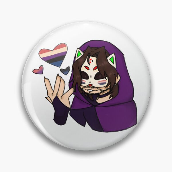 Item preview, Marvin Genderfluid Pride Flag Hearts designed and sold by Brianna  Hall.