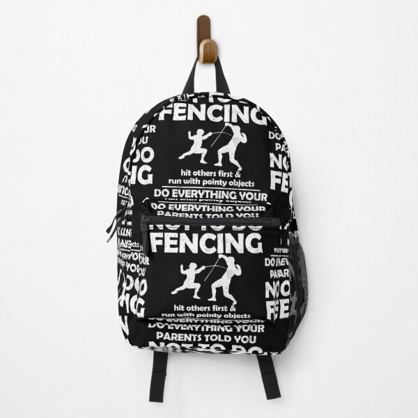 Item preview, Fencing Hit Others First And Run With Pointy Objects Do Everything Your Parents Told You No To Do | Retro Grunge Style designed and sold by Qudkin.