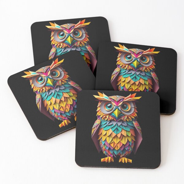 Item preview, Multicolored Origami Owl designed and sold by Simply-Cryptic.