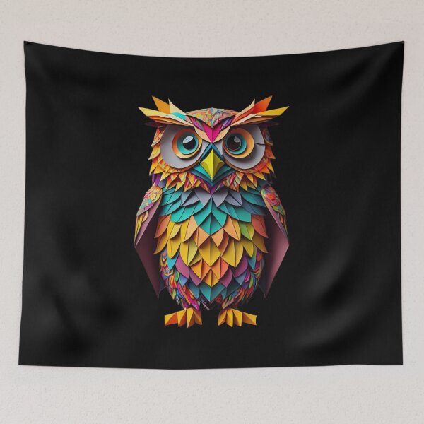 Item preview, Multicolored Origami Owl designed and sold by Simply-Cryptic.