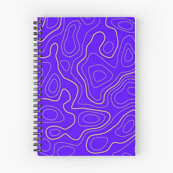Item preview, Topography Pattern. Purple and Yellow color designed and sold by Aetherier.