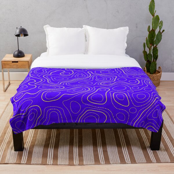 Item preview, Patrón de topografía. color morado y amarillo designed and sold by Aetherier.