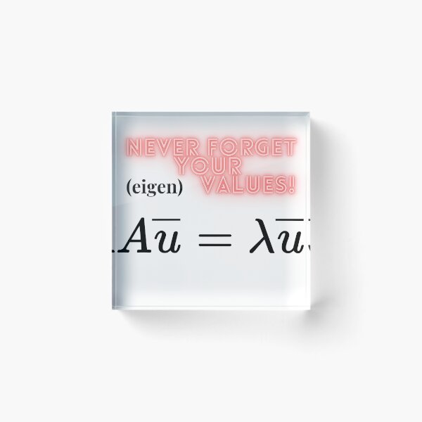 Item preview, #17 Never forget your eigenvalues designed and sold by Rebelabel.