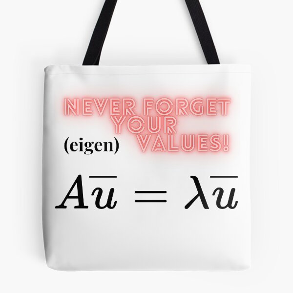Item preview, #17 Never forget your eigenvalues designed and sold by Rebelabel.