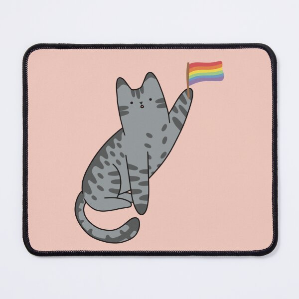 Item preview, Pride Flag Cat designed and sold by veekachoo.