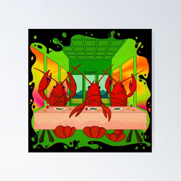 Item preview, The Last Supper according to Crawdad Jesus designed and sold by hollandvangores.
