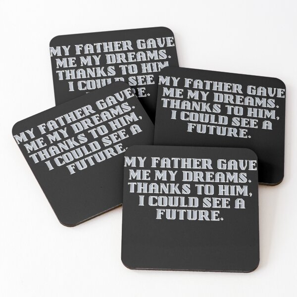 Item preview, Father Gave My Dream Black And White Text  designed and sold by Lov Verman.