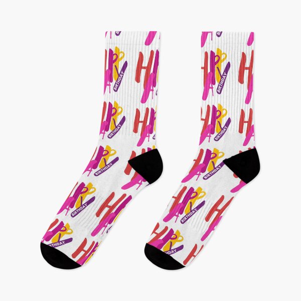 Item preview,  Colorful happy birthday, pink, red, yellow, purple, orange designed and sold by mimo-Eshop.