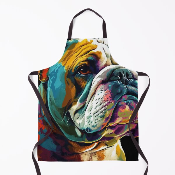 Item preview,  bulldog pop art Puppy Cute and dog - animals lover designed and sold by SameeraDammeyer.