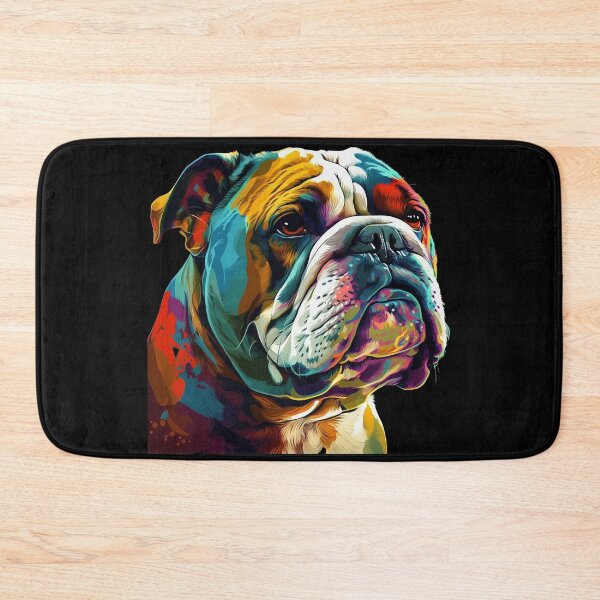 Item preview,  bulldog pop art Puppy Cute and dog - animals lover designed and sold by SameeraDammeyer.