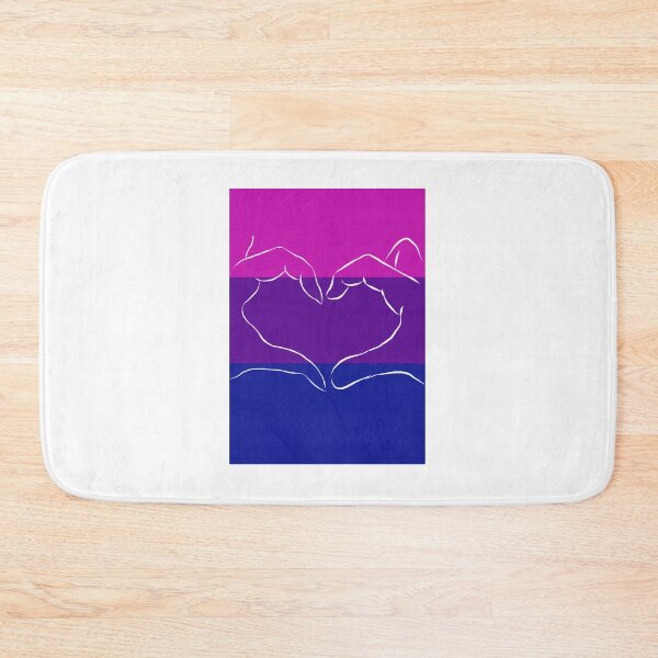 Item preview, bi pride finger heart  designed and sold by MSBM-.