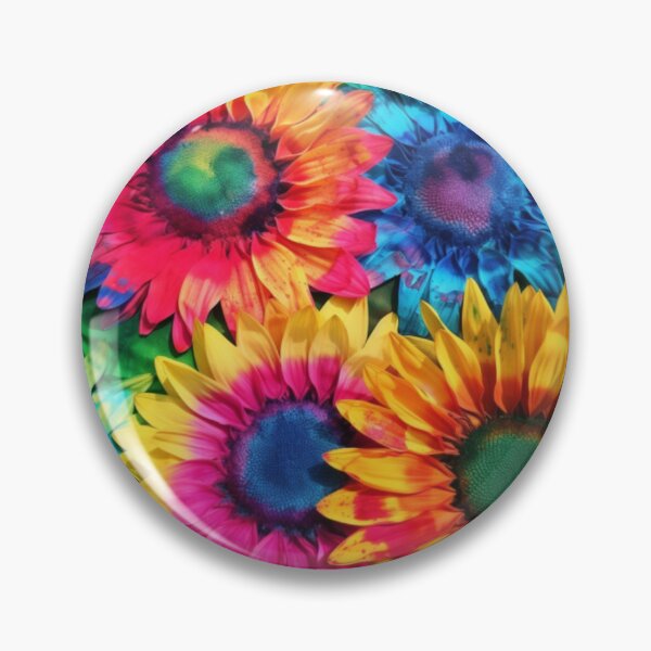 Item preview, Colorful Sunflowers Patterns designed and sold by Gairrick Designs.