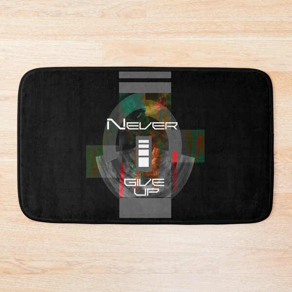 Item preview, Never give up, keep going designed and sold by ROUGHSEA.