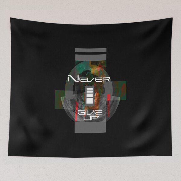 Item preview, Never give up, keep going designed and sold by ROUGHSEA.