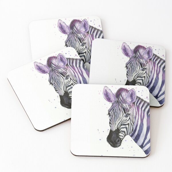 Item preview, Zebra Painting Colorful Watercolor designed and sold by Olga Shvartsur.