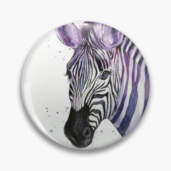 Item preview, Zebra Painting Colorful Watercolor designed and sold by Olga Shvartsur.