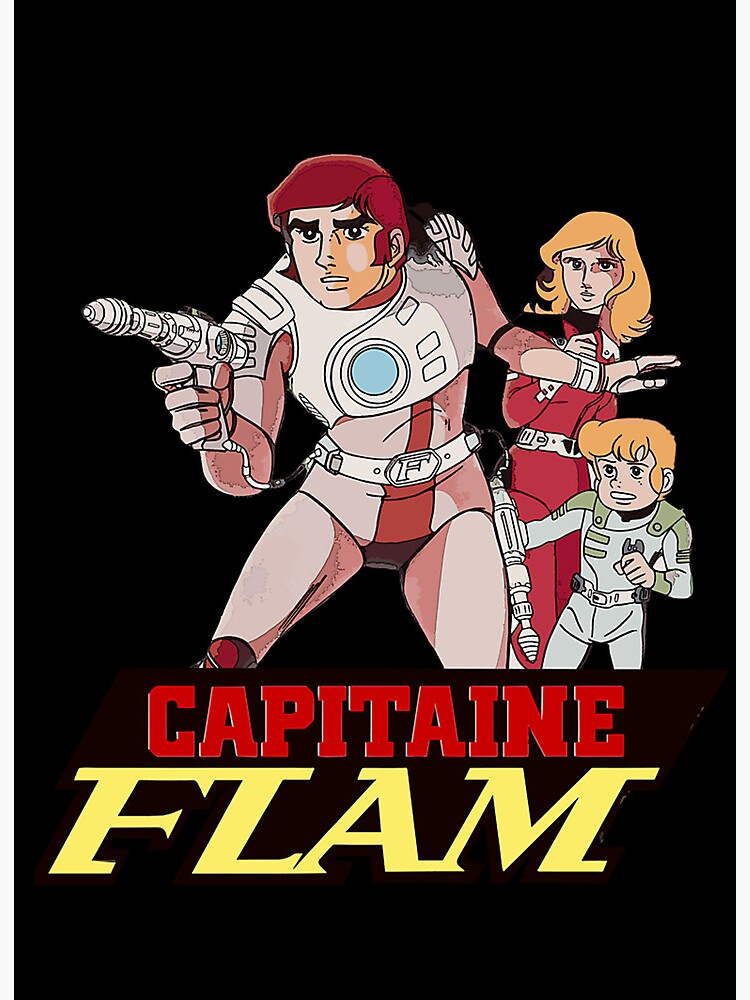 Capitaine Flam (Captain Future) classic t Art Board Print for Sale by  BoutiquePassio