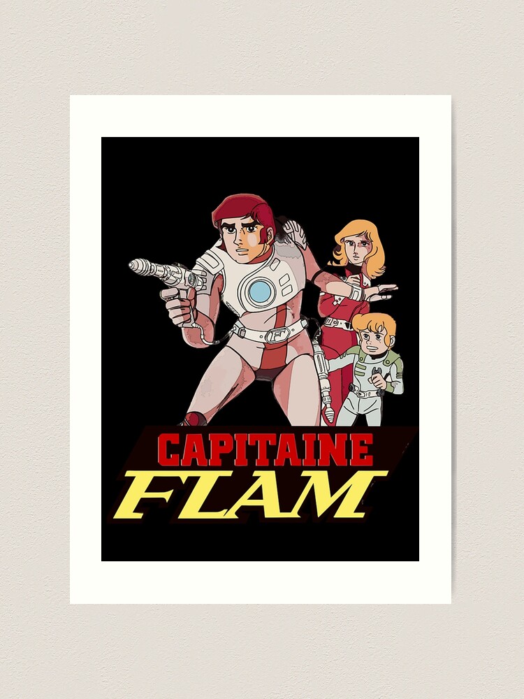Capitaine Flam (Captain Future) classic t Art Print for Sale by  BoutiquePassio