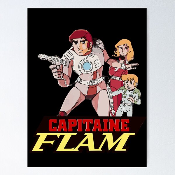 Capitaine Flam (Captain Future) classic t Art Board Print for Sale by  BoutiquePassio