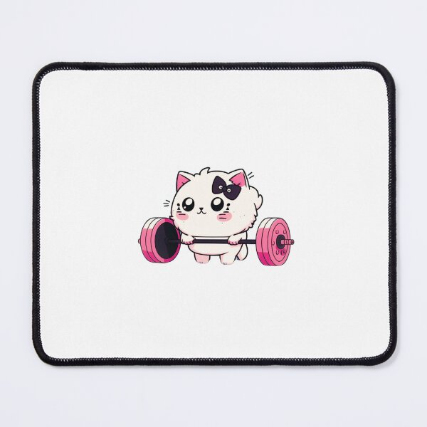 Item preview, Adorable Deadlifting Kitty designed and sold by dijla77.