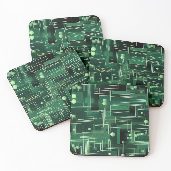 Item preview, Abstract Green Lines - Seamless designed and sold by GalacticLabs.