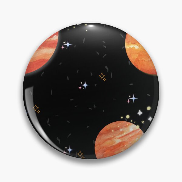 Item preview, Watercolor galaxy of red orange planets designed and sold by andrasdesignssss.