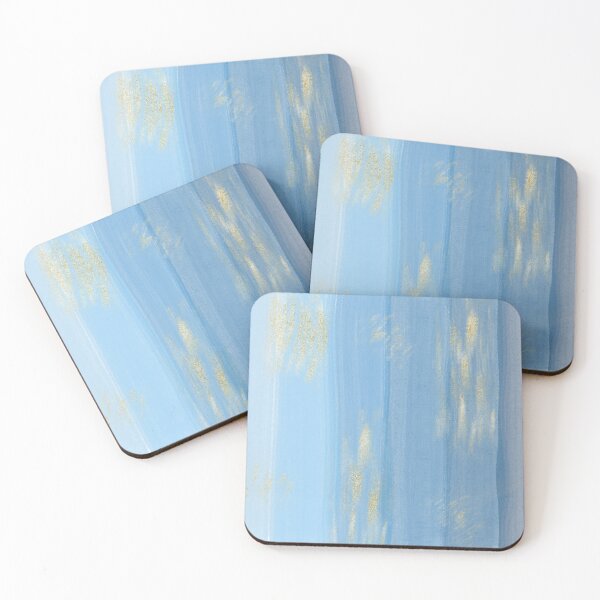 Item preview, Blue and Gold Stripes designed and sold by homefrontlilies.