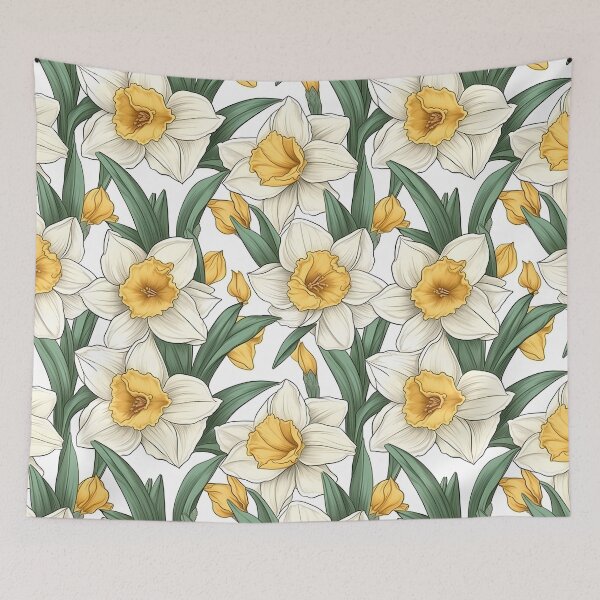 Item preview, Daffodil Field Art Pattern designed and sold by victorsuarez.