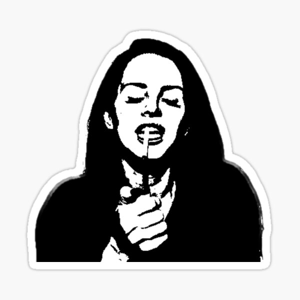Buy B. Strange Mall Lana DEL Rey Stickers (3 Pcs/Pack) Online at  desertcartUAE