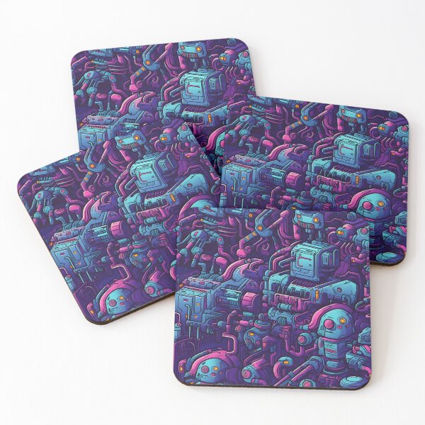 Item preview, Futuristic CyberPunk Machinery - Seamless designed and sold by GalacticLabs.