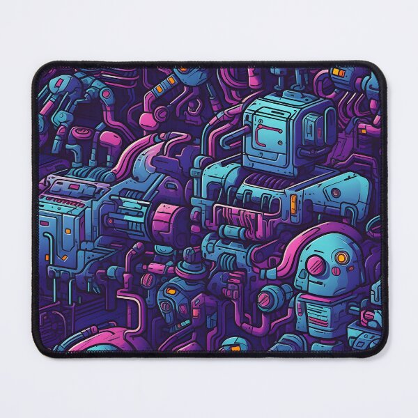 Item preview, Futuristic CyberPunk Machinery - Seamless designed and sold by GalacticLabs.