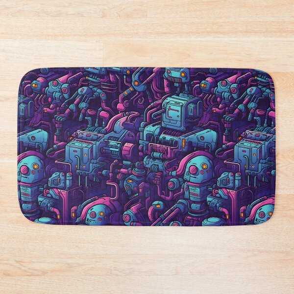 Item preview, Futuristic CyberPunk Machinery - Seamless designed and sold by GalacticLabs.