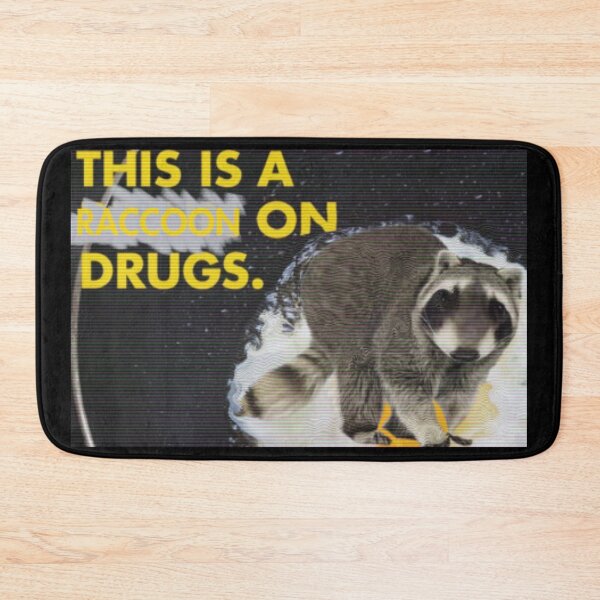 Item preview, This is a Raccoon on Drugs; This is Your Brain on Drugs Parody designed and sold by LILAC-INFANT.