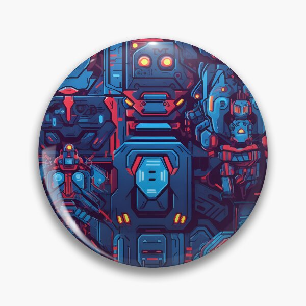 Item preview, Futuristic CyberPunk Robotics Lab - Seamless designed and sold by GalacticLabs.