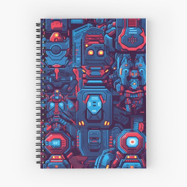Item preview, Futuristic CyberPunk Robotics Lab - Seamless designed and sold by GalacticLabs.