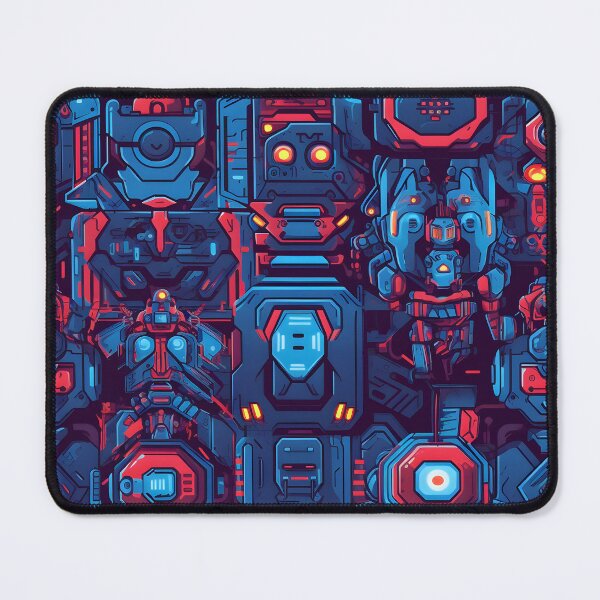 Item preview, Futuristic CyberPunk Robotics Lab - Seamless designed and sold by GalacticLabs.