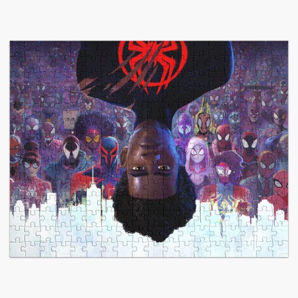 Spider-Man Miles Morales Marvel Comic Illustration Jigsaw Puzzle