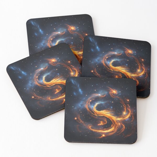 Item preview, Cosmic Fire Stars and Swirling Winds designed and sold by mdhanim.